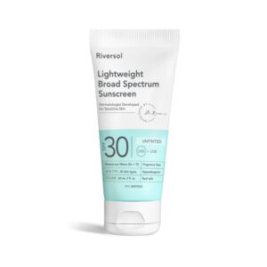 Riversol SPF30 Lightweight Broad Spectrum Sunscreen - Untinted